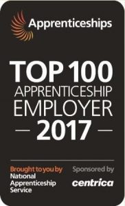 Apprenticeship top 100 employer