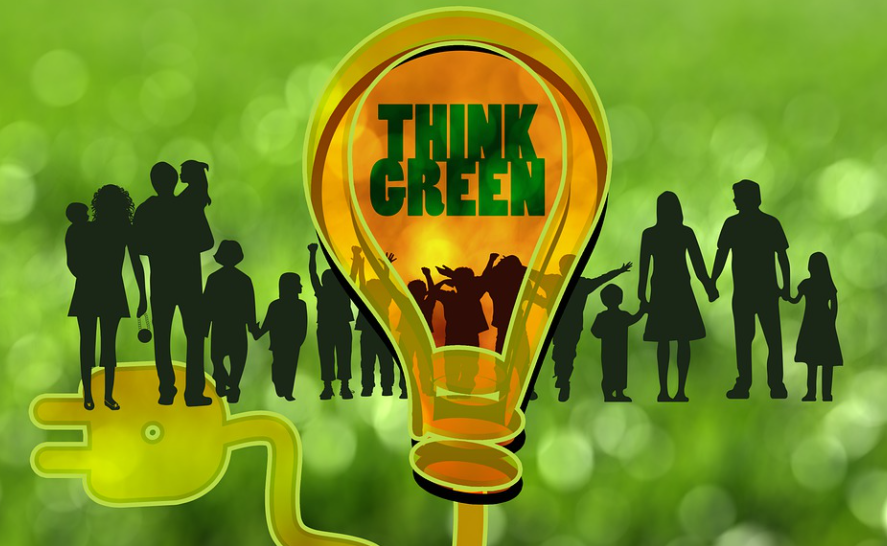 Think green image