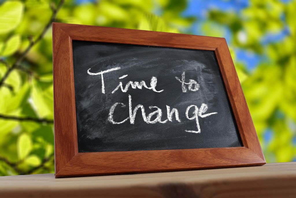 Time to change - sustainability