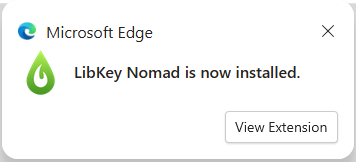 LibKey pop-up