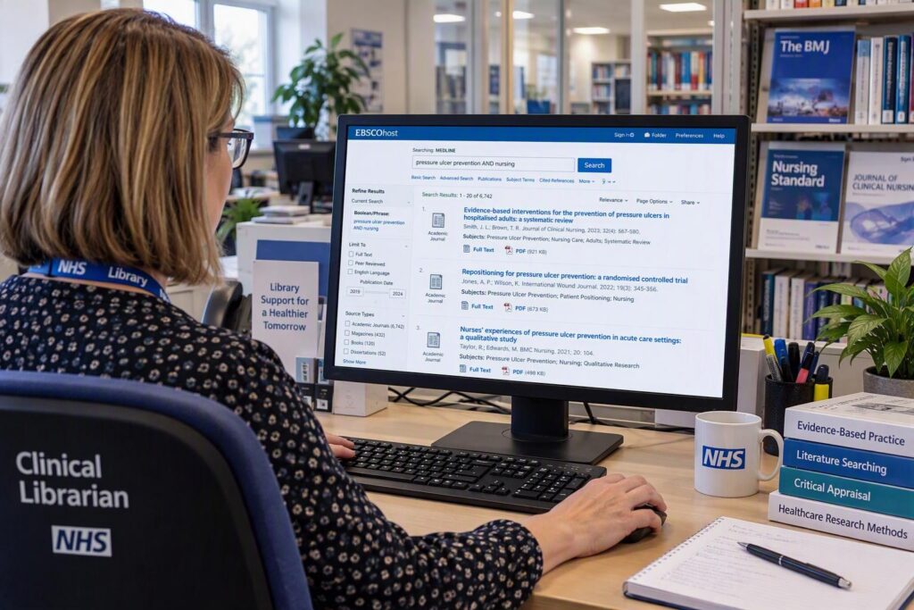 Clinical Librarian searching Clinical Librarian searching
